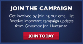 Receive Email Updates from Jon Huntsman